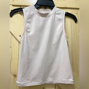 ❤️❤️Yogalicious Light Creamy Sleeveless Activewear Crop Muscle Top